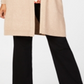 JM Collection Women's Plus Lace up Metallic Cardigan Beige Size 2X