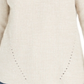 Style & Co Women's Pointelle Envelope Neck Sweater Oatmeal  Size Petite S
