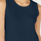 Charter Club Women's Sleeveless Crew Neck Sweater Blue Size Small