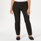 Charter Club Women's Cambridge Skinny Pull on Tummy Control Pants Black Size 14