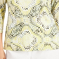 JM Collection Women's Printed Jacquard Top Green Size Medium