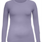 Style & Co Women's Long Sleeve Top Purple Size Large