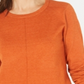 Karen Scott Women's Crewneck Long Sleeve Sweater Orange Size X-Small