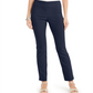 Charter Club Women's Cambridge Straight Leg Pants Blue Size 8