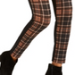 INC International Concepts Women's Plaid Front Skinny Pants Black Size 2 Petite