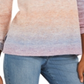 Style & Co Women's Ombre Sweater Purple Size X-Small