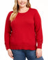 michael-kors-womens-plus-lace-up-sleeves-ribbed-trim-sweater-red-size0x