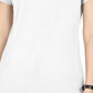 Karen Scott Women's Grommet-Trim Top White Size Medium