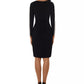 XSCAPE Women's Embellished Bodycon Dress Black Size 10