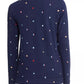 Charter Club Women's Cotton Embroidered Top Blue Size XX-Large