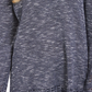 Style & Co Women's Pointelle Trim Marled Tunic Sweater Blue Size Small
