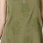 Style & Co Women's Embroidered Tank Top Green Size XX-Large