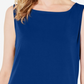 Charter Club Women's Boat Neckline Top  Blue Size Medium