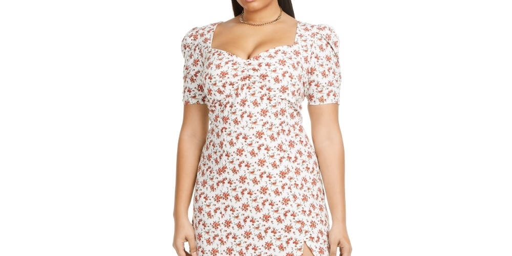 Danielle Bernstein Women's Plus Size Slip Maxi Dress White/Red Size 22W