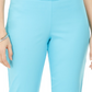 JM Collection Women's Studded Pull-On Tummy Control Pants Regular And Short Lengths Navy Size Small