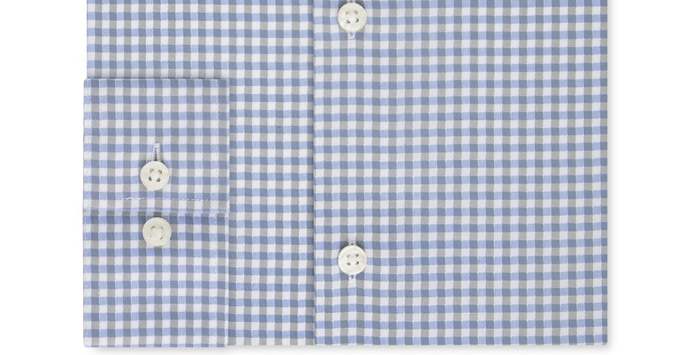 Michael Kors Men's Dress Shirt Light Slim Fit Stretch Green Size 17.5X32-33