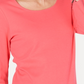 Karen Scott Women's Cotton 3/4-Sleeve Top Orange Size Large