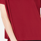 Alfani Women's Cowl Mock Neck Top Wine Size PL
