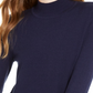 Maison Jules Women's Mock Neck Sweater Blue Size X-Small