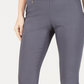Alfani Women's Petite Tummy-Control Pull-On Skinny Pants Petite & Petite Short Gray Size 22X5