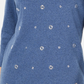 Karen Scott Women's Cotton Grommet Top Blue Size Small