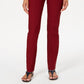 Charter Club Women's Chelsea Tummy Control Skinny-Leg Ankle Pants Wine Size 18
