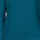 Karen Scott Women's Cotton Zip-Neck Sweater Turquoise  Size Small