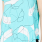Alfani Women's Printed Round Hem T-Shirt Blue Size -PS