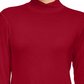 Style & Co Women's Mock Neck Top Red Size PXL