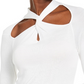 Michael Kors Women's Twisted Sweater White Size Medium
