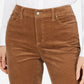 Charter Club Women's Lexington Straight-Leg Corduroy Pants Brown Size 16 Petite