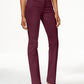 Charter Club Women's Lexington Straight Leg Jeans Red Size 6