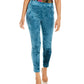 Thalia Sodi Women's Velvet Stretch Leggings Blue Size Large