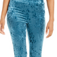 Thalia Sodi Women's Velvet Stretch Leggings Blue Size Large