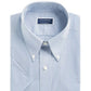 Club Room Men's Classic/Regular Fit Stretch Bengal Stripe Short Sleeve Dress Shirt Navy Size 14.5