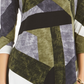 Alfani Women's Printed Swing Top Green Size PXL
