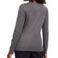 Karen Scott Women's Cotton Holiday Print T-Shirt Charcoal Size Small