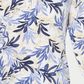 Karen Scott Women's Printed Split-Neck Top Navy Size Large