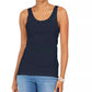 Style & Co Women's Cotton Tank Top Blue Size X-Large