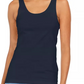 Style & Co Women's Cotton Tank Top Blue Size X-Large