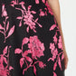Alfani Women's Petite Floral-Print A-Line Skirt Pink Size 6 Petite
