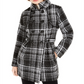 BCX Junior's Double Breasted Coat Black Size Small