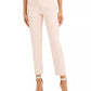 Calvin Klein Women's Straight Leg Dress Pants Pink Size 4 Petite