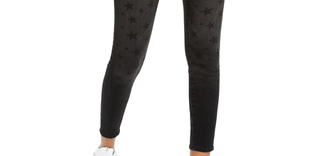 Kendall + Kylie Women's Star Skinny Ankle Jeans Charcoal Size 31