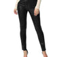 Joe'S Jeans Women's Charlie Faux-Leather Jeans Black Size 30