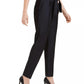 Calvin Klein Women's Tie Front Slim Fit Pants Blue Size 6