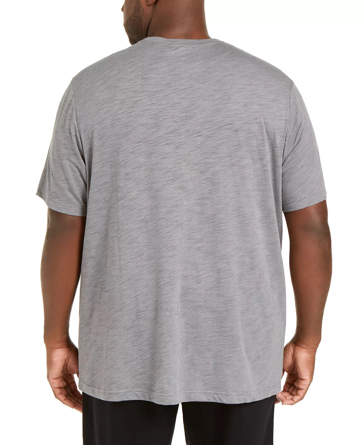 INC International Concepts Men's Patterned Short Sleeve Classic Fit T-Shirt Black Size 3XB