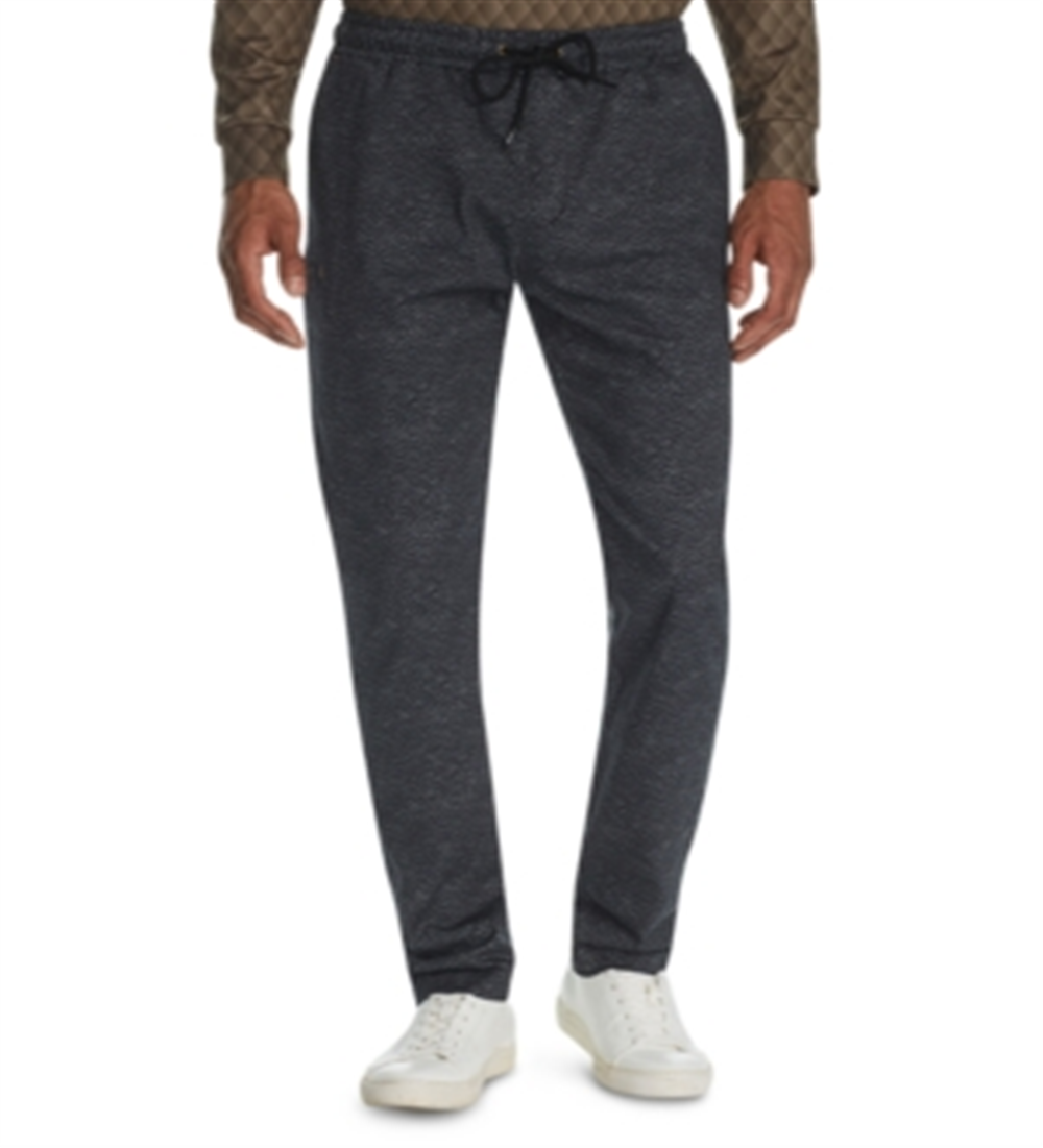Tallia Men's Reptile Print Drawstring Stretch Chino Pants Gray Size 32