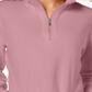 Karen Scott Women's Zip Neck Top Mellow Rose  Size Petite S