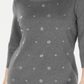 Karen Scott Women's Cotton Grommet Top Gray Size X-Small